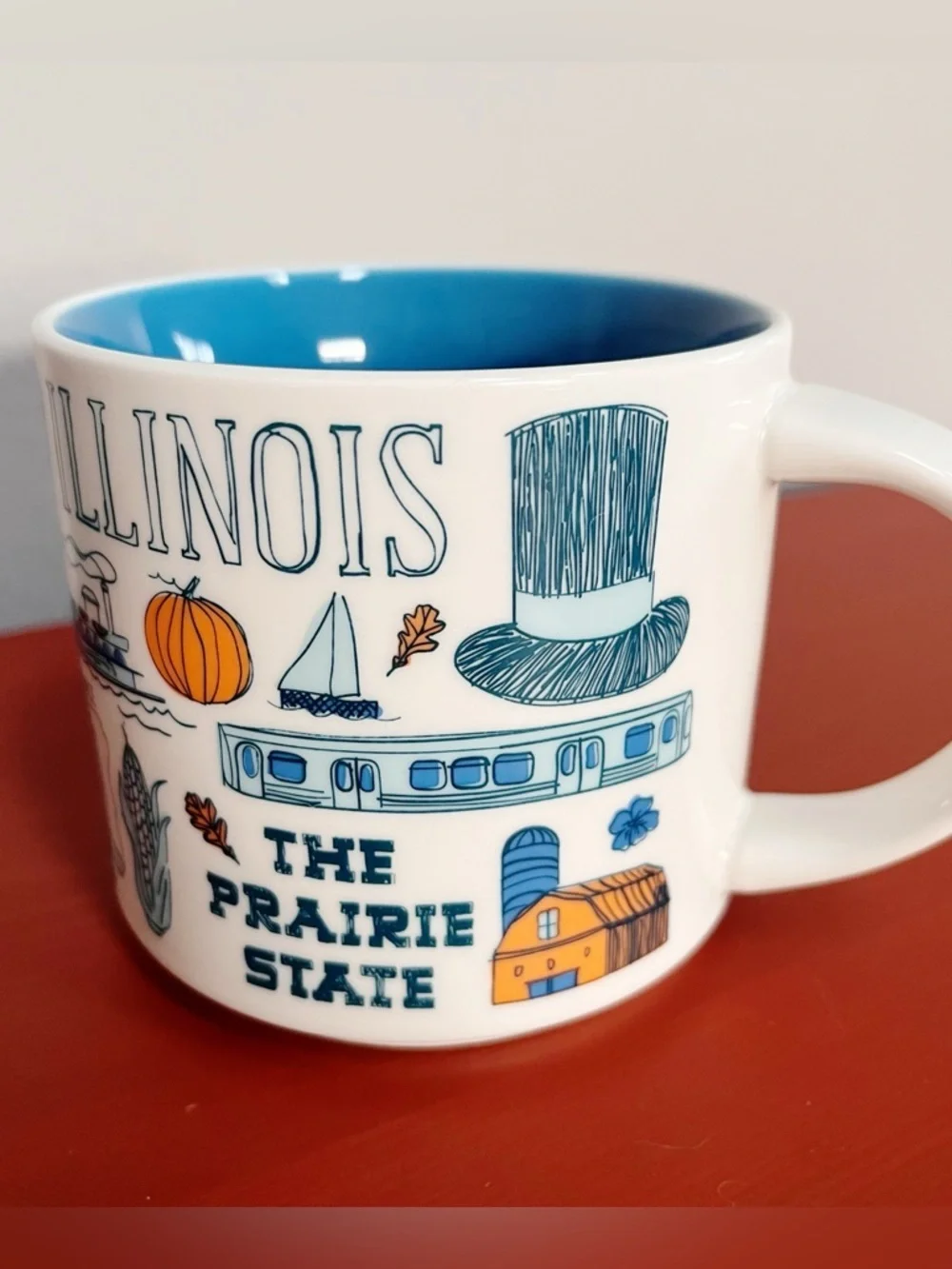 Starbucks Illinois Been There Series Coffee Tea Mug 14 Oz 414 mL Collectors